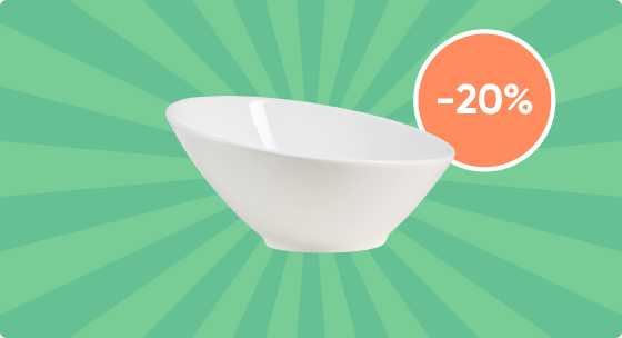 Скидка на все салатники 20%